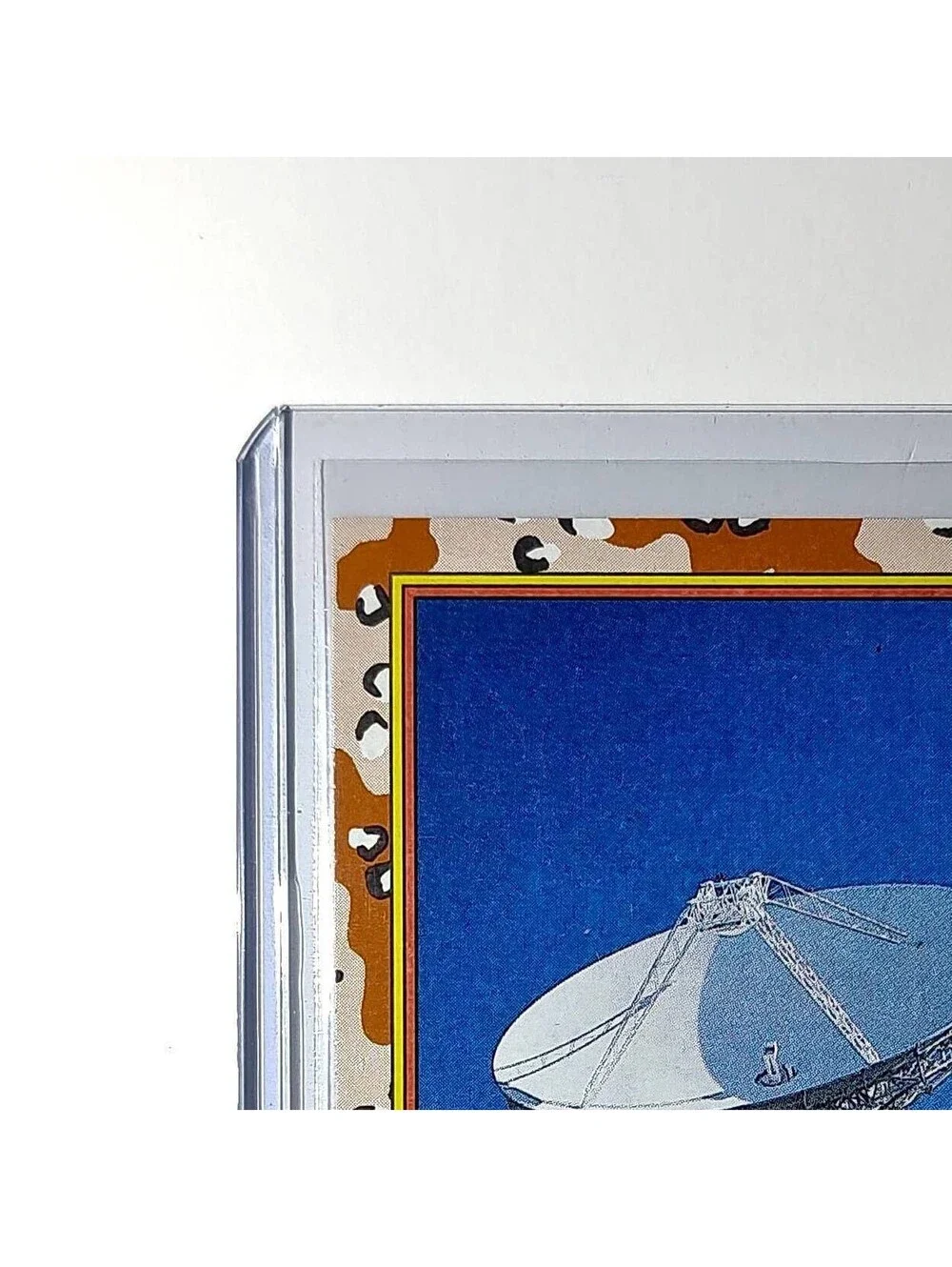 Satellite Dish 1991 Topps Desert Storm #72 Card